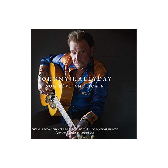 Johnny Hallyday Son Rêve Américain Cofanetto Live 5 CD 2 DVD Edizione Limitata Beacon Theatre New York 2014 Parlophone