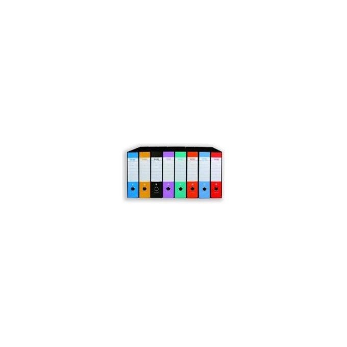 Brefiocart 0201156.NE Registratore Commerciale Meccanismo a Leva Dorso 8 cm Altezza 320 mm Larghezza 285 mm colore Nero