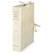 Brefiocart 020220210 Faldone con Lacci Incollati Cartone Rivestito Carta Litografata Beige Dimensioni 25x35 cm Dorso 10 cm colore Beige