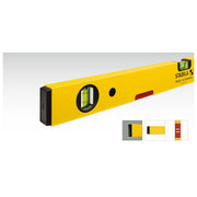Stabila 02149 Livella Magnetica da Falegname 1,2 m con Fiale Orizzontali e Verticali Precisione ± 0,5 mm-m colore Nero Giallo
