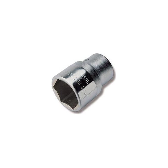 USAG 02353125 Chiavi a bussola 3-4'' Chiave a bussola esagonale 41 mm acciaio cromo vanadio lunghezza 67 mm larghezza 57,3 mm colore Nero