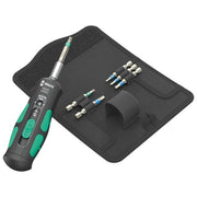 Wera 05075850001 7515-7 Set Cacciavite Dinamometrico 7 Pezzi 2-6 Nm con Inserti 1-4 Pollici colore Nero