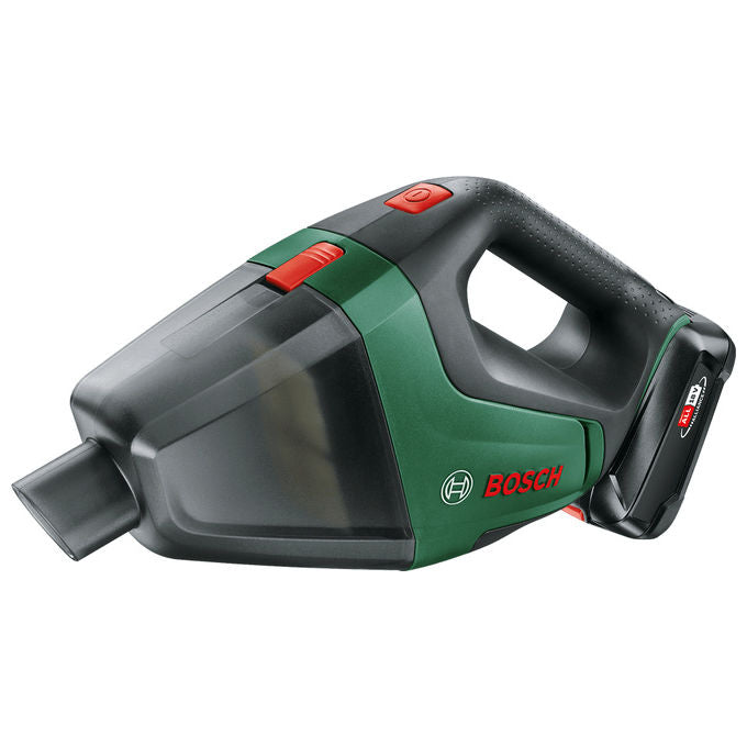 Bosch 06033B9103 Universal Vac 18 Aspirapolvere Senza Fili Filtro 0.5 L Autonomia 20 min Rumorosita' 9 kPa colore Nero Verde