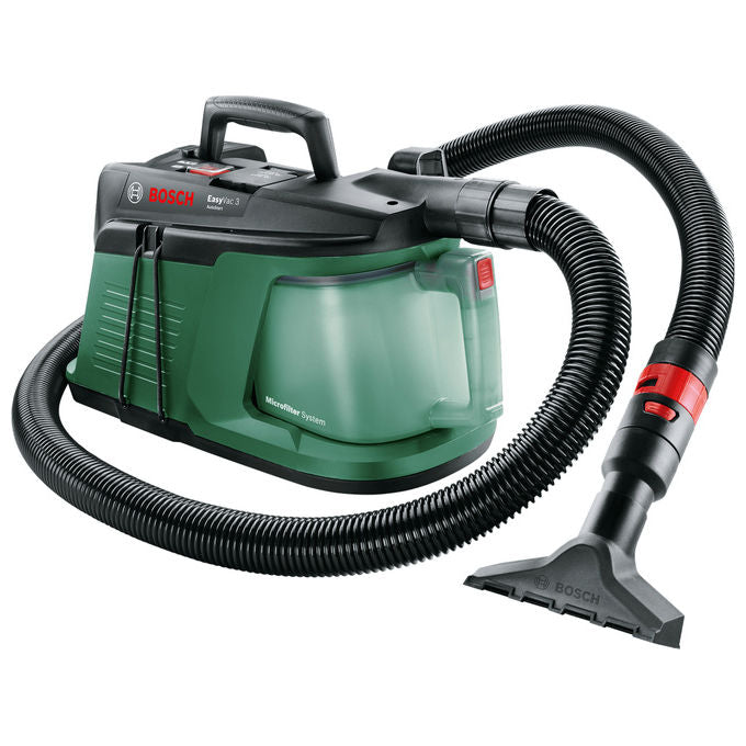 Bosch 06033D1000 EasyVac 3 Aspirapolvere Senza Filo Filtro 2,1 L 700 W colore Nero Verde