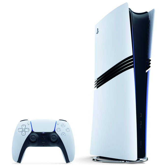 Sony CFI-7121 PlayStation 5 Pro Console 2TB SSD Wi-Fi Ray Tracing PSSR 4K 120Hz colore Nero Bianco