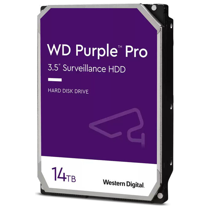 WD WD142PURP WD Purple Pro Disco Rigido Interno 14TB 7200rpm 512MB SATA colore Nero