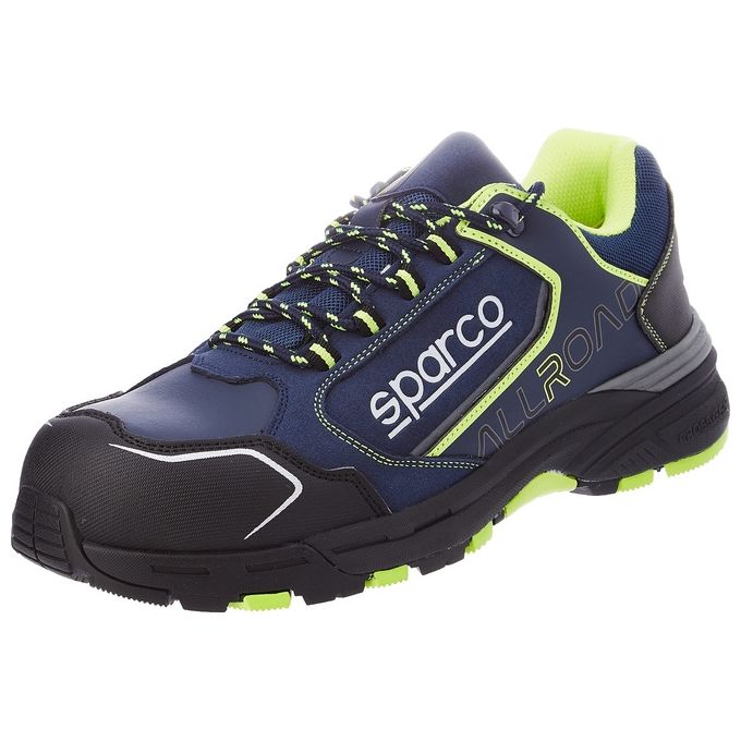 Sparco ALLROAD SOCHI Scarpa Antinfortunistica S3 SRC Puntale Composito Metal Free Tomaia Idrorepellente Suola Crossgrip colore Blu