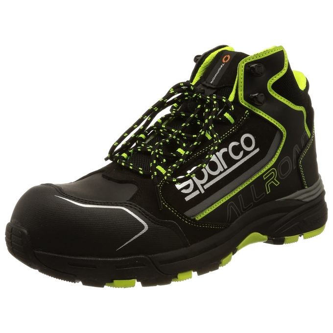 Sparco ALLROAD MOTEGI Scarpe Antinfortunistiche S3 SRC Puntale Composito Metal Free ESD taglia 41 colore Nero Giallo