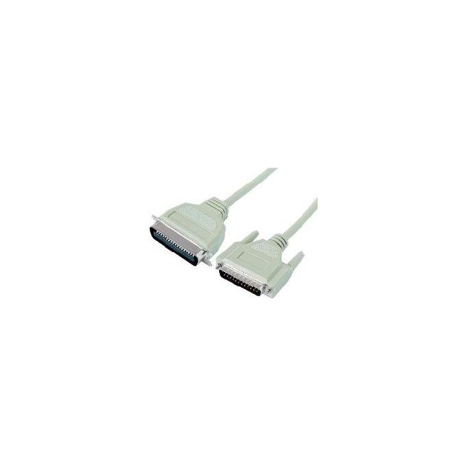 Nilox 07NXPI0500202 Cavo Parallelo IEEE-1284 D-Sub 25M HPCN 36M 5 m colore Bianco