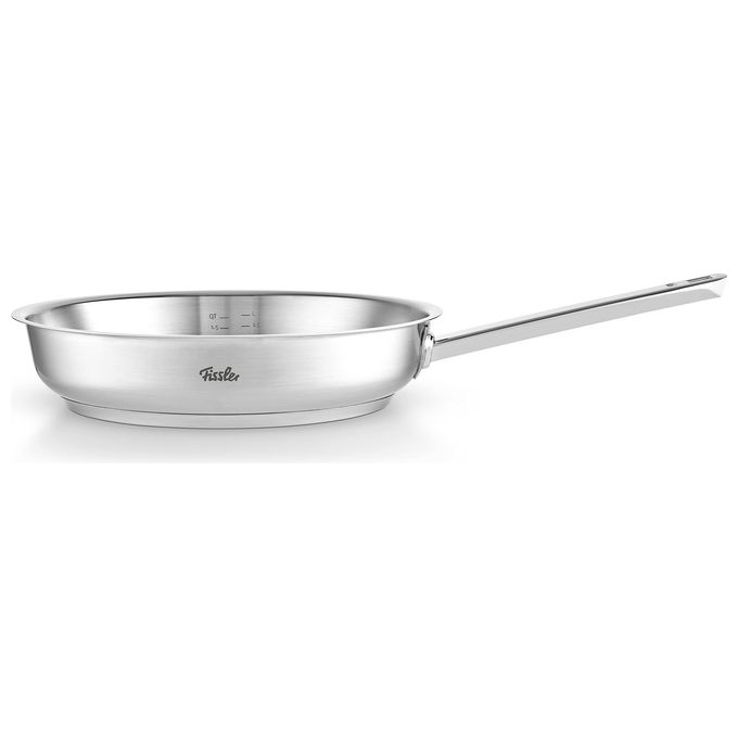 Fissler 084-378-28-100-0 Original-Profi Collection Padella Multiuso 28 cm Acciaio inox con Superficie Novogrill Capacita' 3 L Adatta a Tutti i Piani Cottura inclusa Induzione colore Acciaio inox