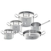 Fissler 084-388-05-001-0 Original-Profi Collection Set di pentole in acciaio inox 5 pezzi con coperchi in metallo fondo Cookstar adatto a induzione colore Acciaio inox satinato