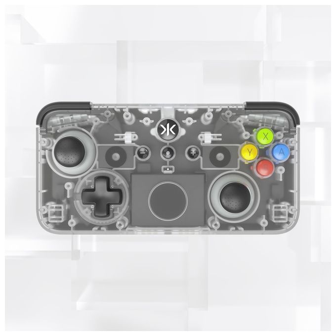 CRKD 24-NS-CC-RET NEO S Controlli per gioco touchscreen Bluetooth USB Android Nintendo Switch PC con pulsanti programmabili e stick analogici colore Trasparente