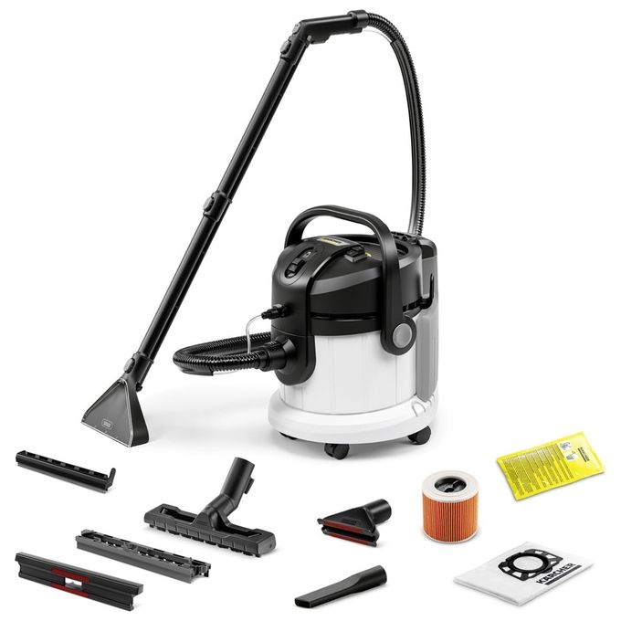 Kärcher 1.081-150.0 SE 4 Aspirapolvere Secco e Bagnato Tecnologia Estrazione a Spruzzo 4 L 1000 W colore Nero Grigio Bianco