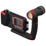 SeaLife SL406 SportDiver Ultra PRO Custodia Subacquea per Smartphone fino a 40 m colore Nero - Rosso