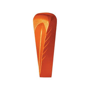 Fiskars 1000600 Cuneo da Spacco Elicoidale in Acciaio Forgiato Temprato 36-42 HRC con Testa Arrotondata e Zigrinature Antirimbalzo colore Arancione
