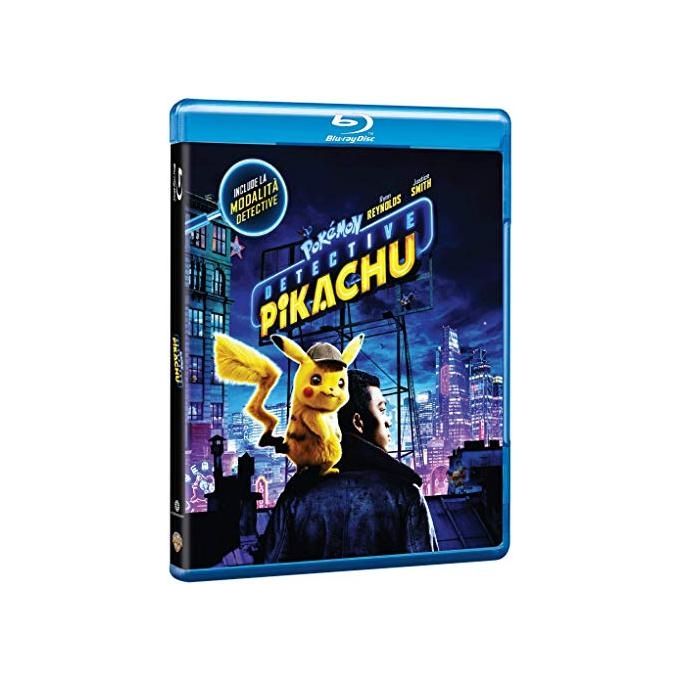 Warner Bros Detective Pikachu Blu-ray Film Avventura 2019 Rob Letterman Dolby Atmos Italiano Area B
