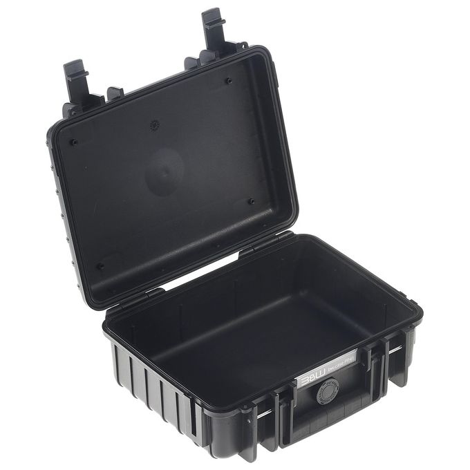 BandW International 1000-B Outdoor Cases Type 1000 Valigetta Rigida Impermeabile IP67 Antipolvere Antishock Polipropilene 4.1 L colore Nero
