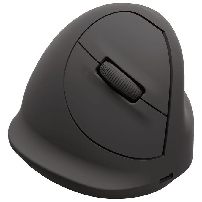 Fellowes 100143580 Mouse Ergonomico Bluetooth USB Type-C Ottico 2400 DPI Nero