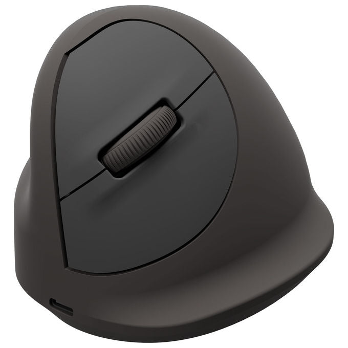 Fellowes 100143583 Mouse Ergonomico Verticale Ottico 2400 DPI Bluetooth + USB Type-C Per Mancini Nero