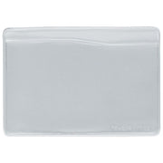 Favorit 100500082 Porta Biglietti in PVC con 2 Tasche Formato 8,5x5,4 cm colore Trasparente