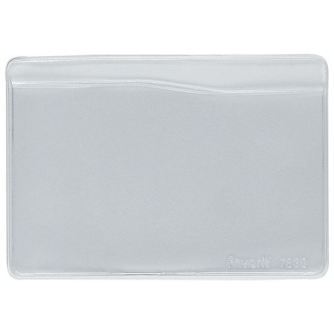 Favorit 100500082 Porta Biglietti in PVC con 2 Tasche Formato 8,5x5,4 cm colore Trasparente