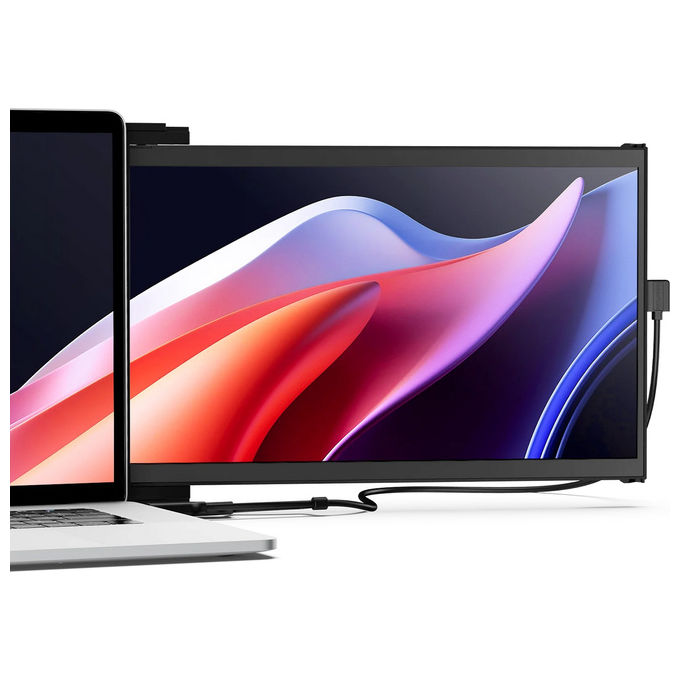 Mobile Pixels 101-1007P06 Duex Max DS Monitor PC 35,8 cm (14.1'') 1920 x 1080 Pixel Full HD LCD IPS USB tipo-C Mini-HDMI colore Nero
