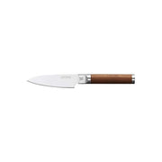 Fiskars 1026424 Norden Coltello da Verdura in Acciaio Inossidabile e Impugnatura in Legno colore Marrone