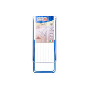 Gimi PLAST Stendibiancheria a Cavalletto da Pavimento Acciaio Plastificato 11 m Portata 10 Kg colore Blu Bianco