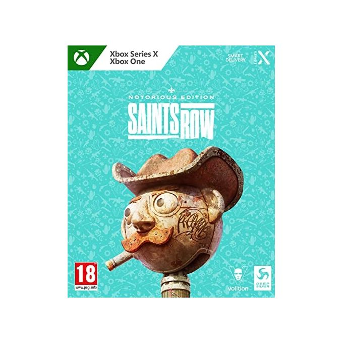 Deep Silver Saints Row Notorious Edition Gioco Xbox One Xbox Series X-S SteelBook Artbook DLC inclusi