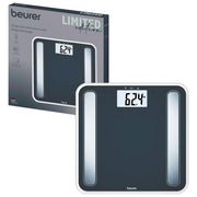 Beurer 10717 BF 183 Bilancia pesapersone elettronica 180 Kg Analisi Corporea LCD Acciaio inox colore Bianco