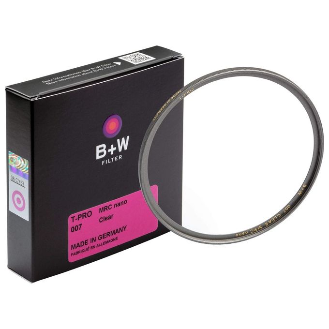 B+W 1097740 T-Pro 007 Filtro protettivo trasparente MRC Nano 77 mm colore Titanio