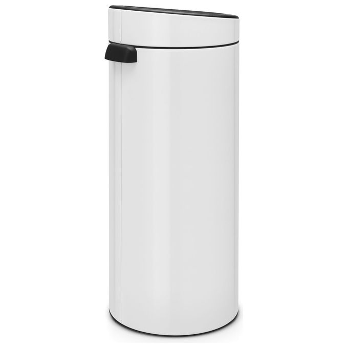 Brabantia 115141 Touch Bin New Pattumiera 30 litri Apertura Soft-touch Secchio Interno Rimovibile colore Bianco
