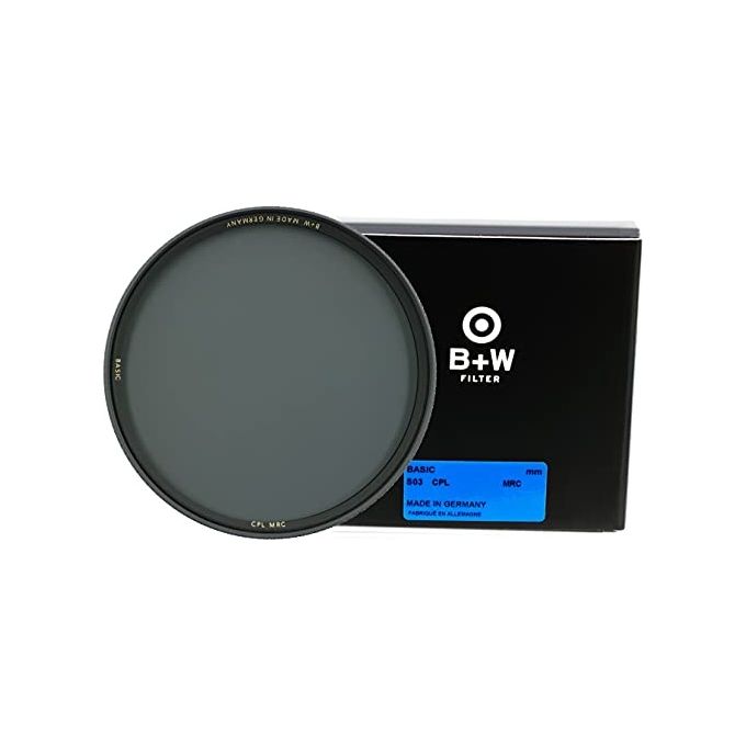 B+W 1100757 Basic Filtro Polarizzatore Circolare MRC 95mm Montatura in Ottone Made in Germany colore Neutro