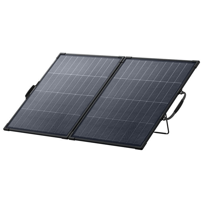 Anker 11035 SOLIX PS200 Pannello Solare Portatile 200 W Design Pieghevole e Bifacciale con Celle di Tipo N colore Nero