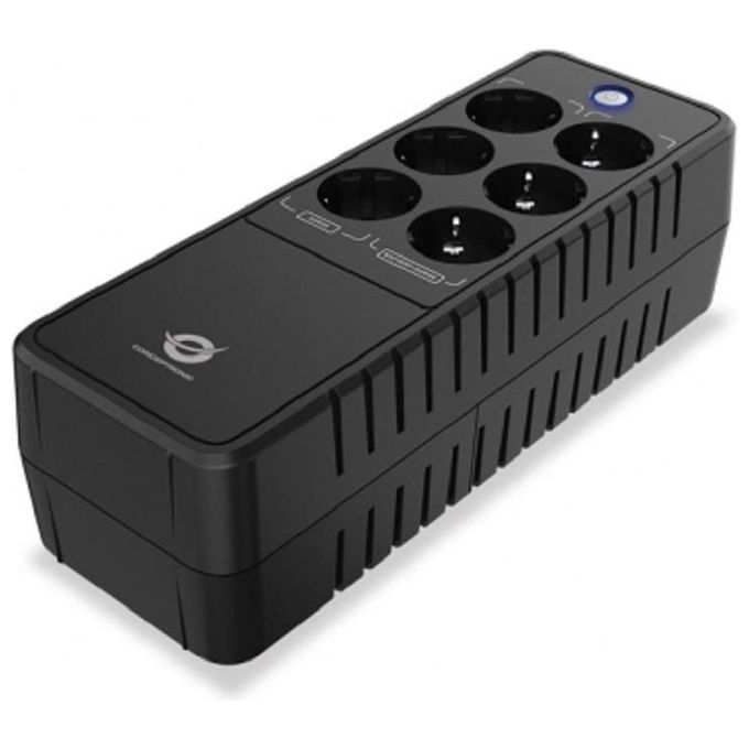 Conceptronic ZEUS05E Gruppo di continuita' UPS Standby Offline 650 VA 360 W 6 Prese AC Tipo F 2 Porte RJ45 colore Nero