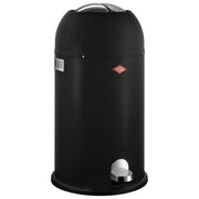 WESCO 184631-73 Kickmaster Pattumiera 33 Litri Acciaio Verniciato a Polvere con Pedale e Ammortizzatore Integrato colore Nero Opaco