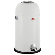 WESCO 184631-74 Kickmaster Pattumiera da Pavimento 33 L con Apertura a Pedale e Chiusura Silenziosa colore Bianco Opaco