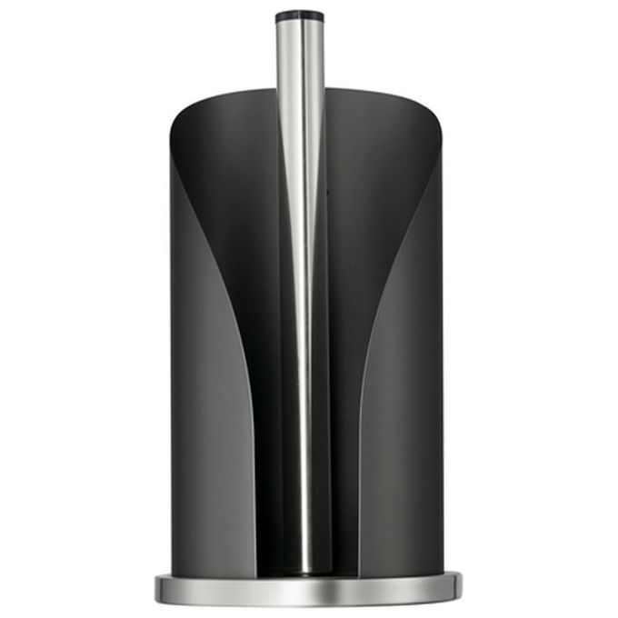 Wesco 322104-77 Loft – Portarotolo da cucina in acciaio inox e acciaio verniciato a polvere, colore Grafite Opaco