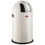 WESCO 175531-87 Pushboy Junior Pattumiera Acciaio Verniciato a Polvere 22 Litri con Secchio Interno Estraibile Colore Sabbia Opaca