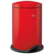 WESCO 116 212-02 Tretabfalleimer 13 Litri in Acciaio Verniciato a Polvere con Apertura a Pedale colore Rosso