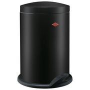 WESCO 116212-73 Alpha Pattumiera a Pedale 13 L in Lamiera d'Acciaio Verniciata a Polvere colore Nero opaco