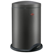 Wesco 116212-77 Alpha Cestino con Pedale 13 L Acciaio Verniciato a Polvere colore Grafite Opaco
