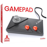 Atari PWG-47828 CX78+ Gamepad Due Pulsanti Impugnatura Rimovibile Compatibile con Atari 2600+ e 7800 colore Nero