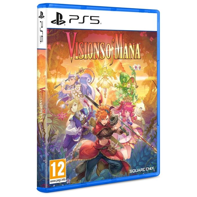 Square Enix VISIONSOFMANA Gioco PS5 RPG a Mondo Aperto con Grafica Vivace e Battaglie Dinamiche colore Nero