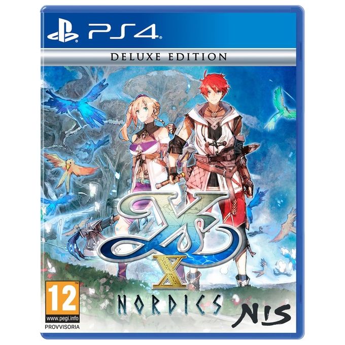 NIS America YSXNORDICDELUXEEDITION Ys X Nordic Deluxe Edition Videogioco per PlayStation 4 genere Action RPG PEGI 12 colore Nero
