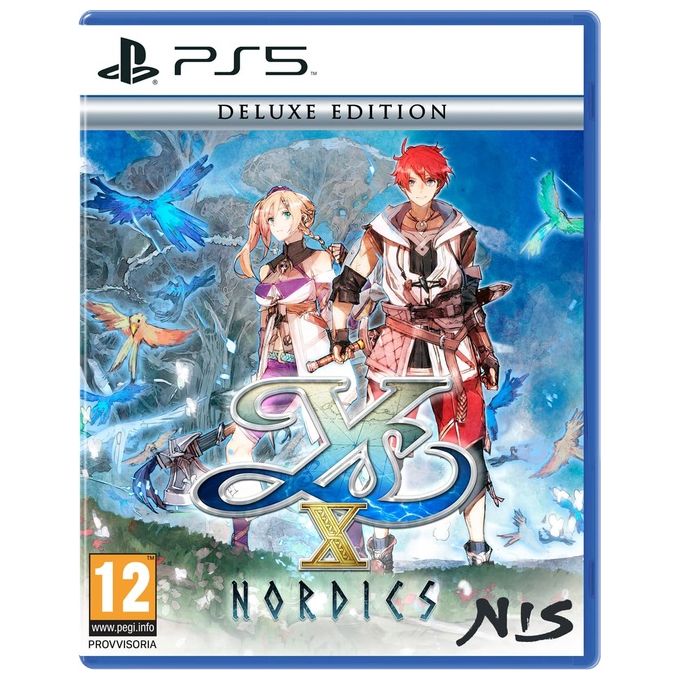 NIS America YSXNORDICDELUXEEDITION Ys X Nordic Deluxe Edition Videogioco per PlayStation 5 genere Action RPG PEGI 12+ colore Nero
