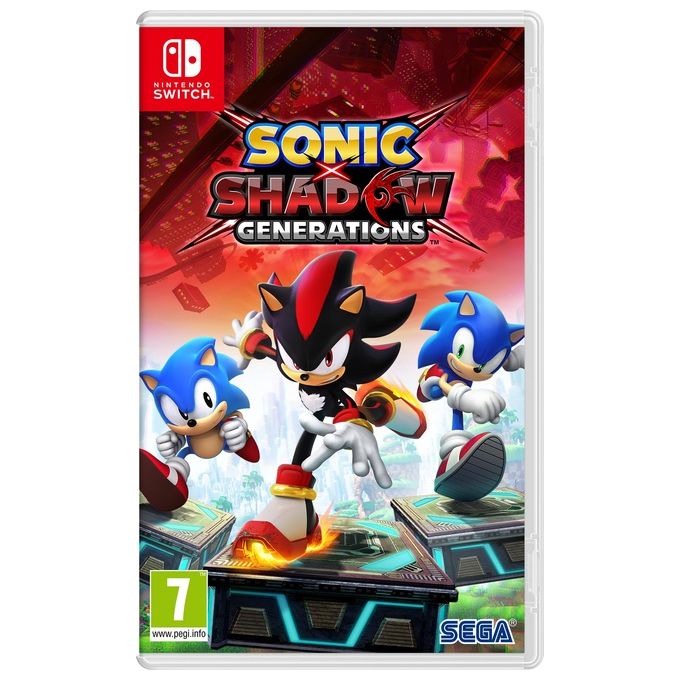 SEGA Sonic x Shadow Generations Gioco per Nintendo Switch Edizione Standard Lingua Italiano PEGI 7 Supporto Fisico colore Nero