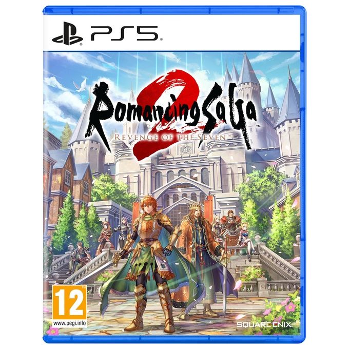 Square Enix ROMANCING SAGA 2 REVENGE OF THE SEVEN Videogioco per PS5 Genere Gioco di Ruolo Giapponese Lingue Testo Italiano disponibile PEGI 12+ colore Nero