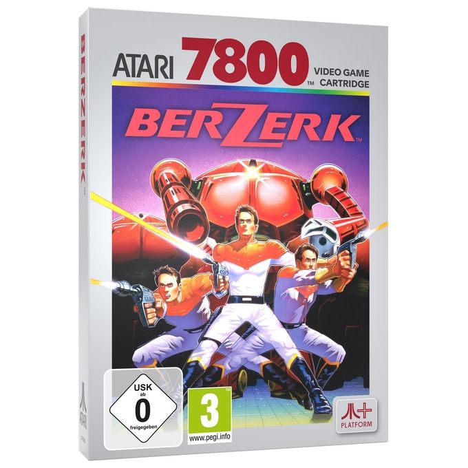 PLAION Berzerk - Atari 7800+ Videogioco Cartuccia Compatibile con Atari 7800+ Genere Avventura Lingua Italiana PEGI 3 colore Nero