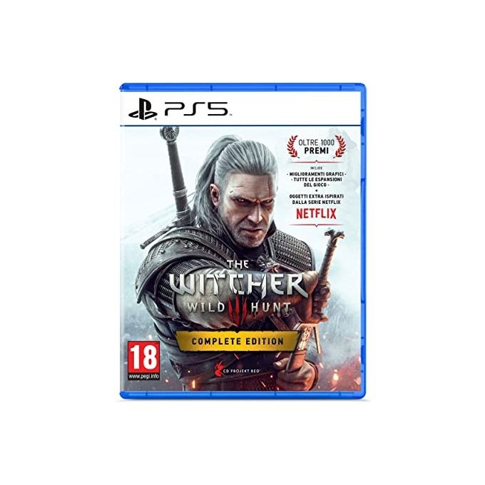 Bandai Namco 115095 The Witcher 3: Wild Hunt Complete Edition Gioco di ruolo (RPG) PS5 PEGI 18+ Lingua Italiano colore Nero